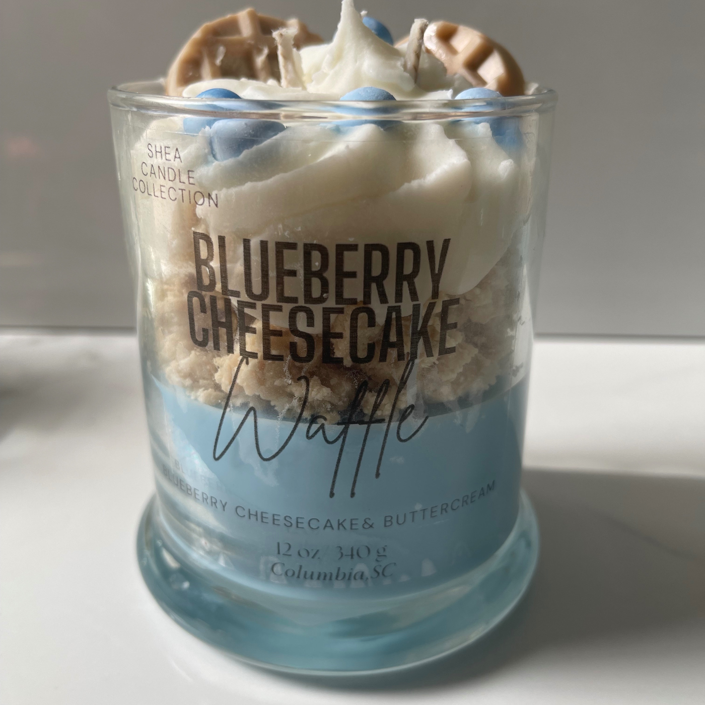 Blueberry Cheesecake Dessert Candle