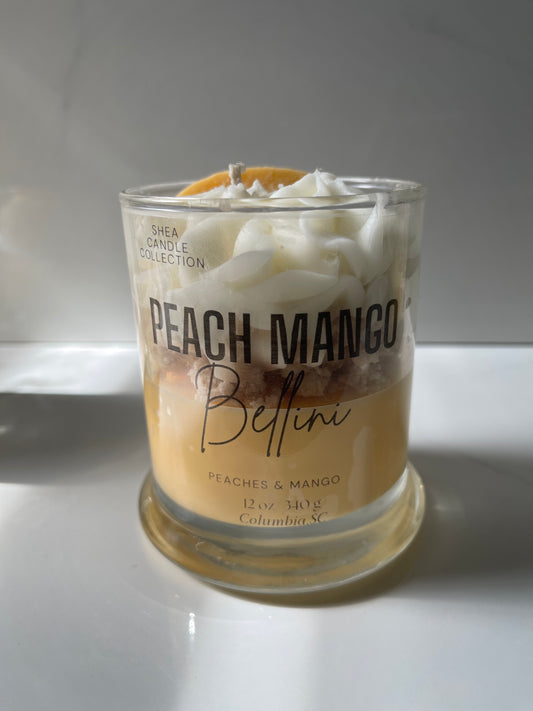 Peach Mango Bellini Dessert Candle