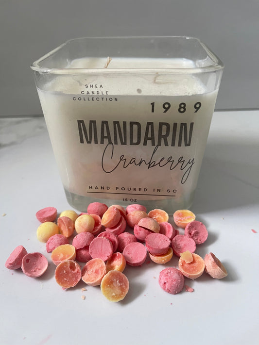 Mandarin Cranberry Candle and Wax Melt